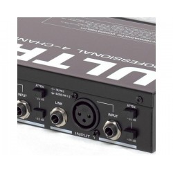 BEHRINGER DI4000-V2 DIRECT BOX ULTRA DI-BOX ATTIVA 4 CANALI UNA UNITA RACK CONVERTITORE SEGNALE JACK A XLR