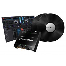 PIONEER INTERFACE 2 INTERFACCIA AUDIO PER DJ CON REKORDBOX DJ E REKORDBOX DVS + 2 VINILI DI CONTROLLO TIME CODE RB-VS1-K