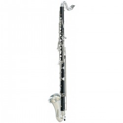 YAMAHA YCL-622 II SLV SILVER CLARINETTO BASSO IN SIB IN DO BASSO COLORE ARGENTO