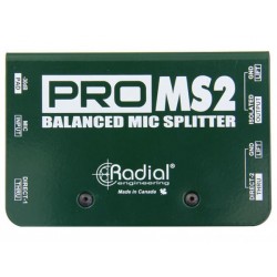 RADIAL PRO MS2 SPLITTER MICROFONICO PASSIVO 3 VIE
